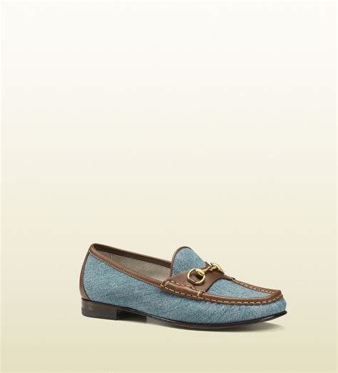 gucci slip pn|Gucci denim slip on.